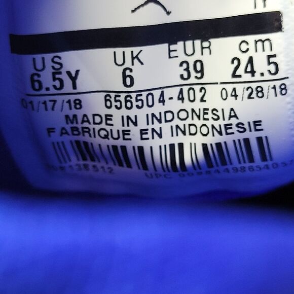 Air Jordan Future Gym Blue White Size 6.5 Sneaker Shoes Rare - Picture 8 of 10